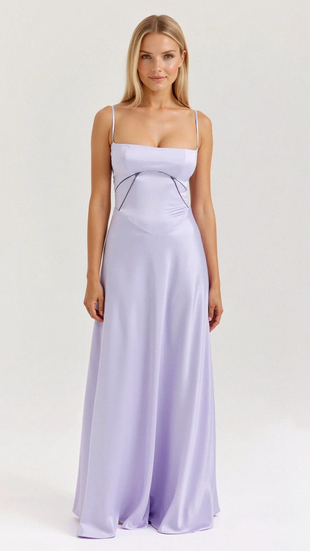 Leontine Lace up Maxi Dress - Nurns