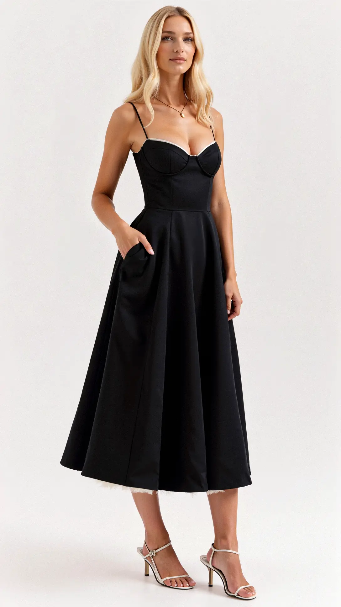 Isolde Tulle Midi Dress - Nurns