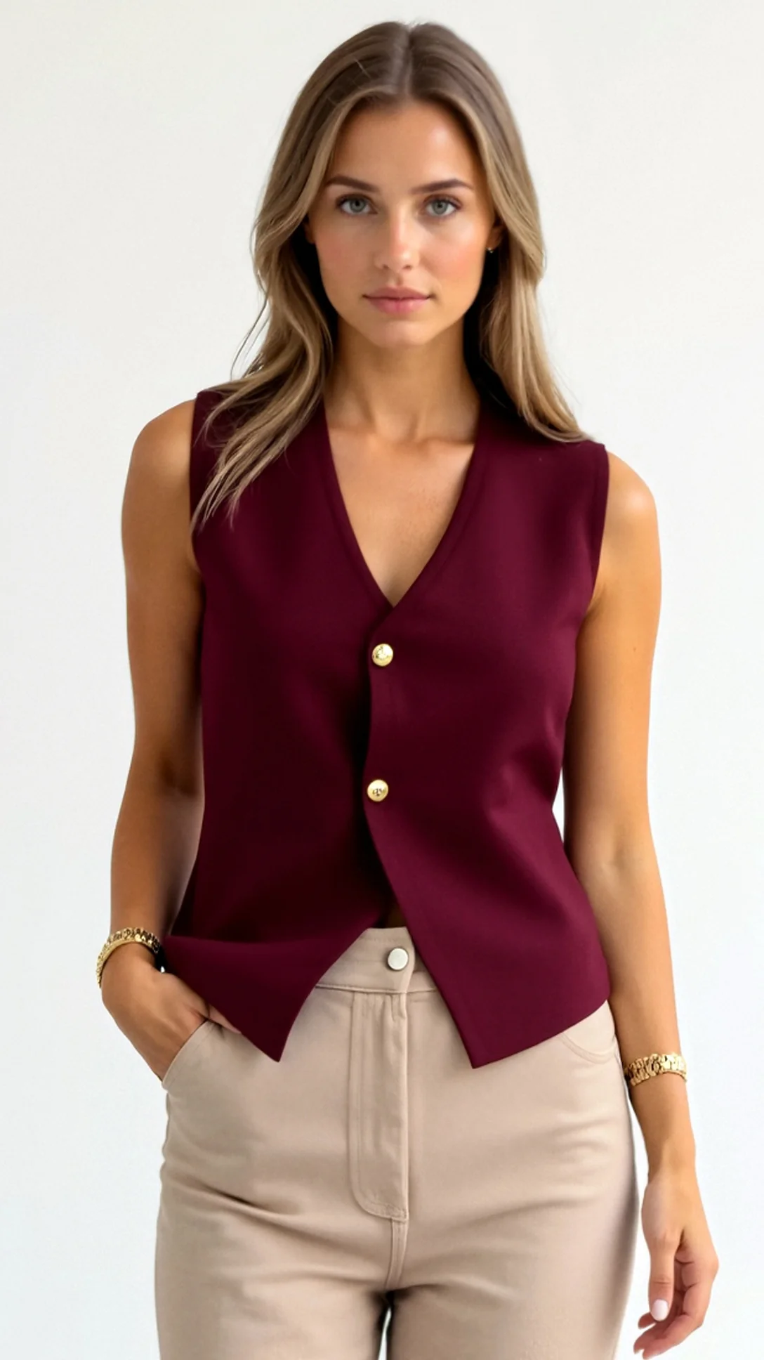 Lily Knit Waistcoat - Nurns