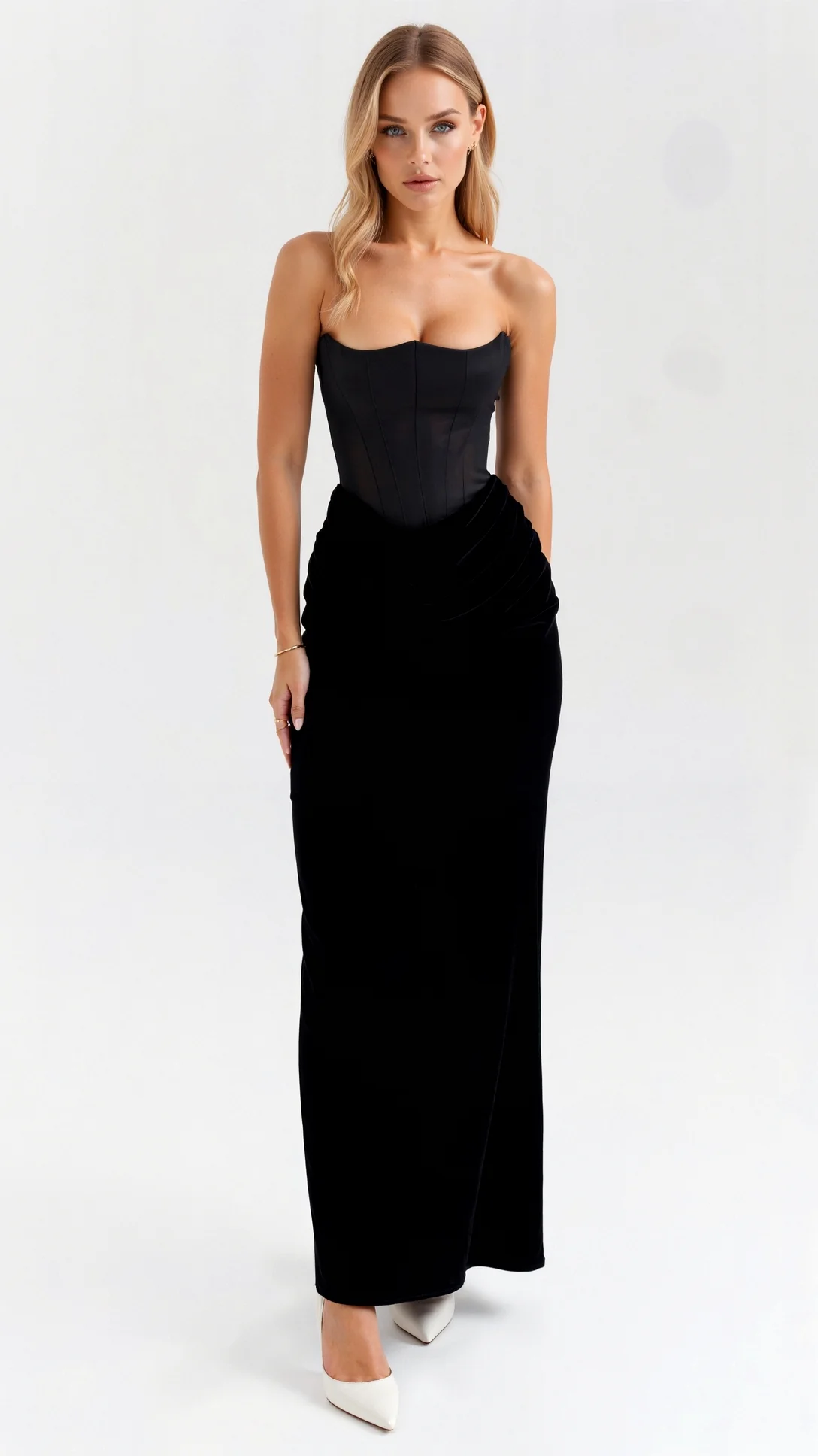 Luciana Strapless Maxi Dress - Nurns