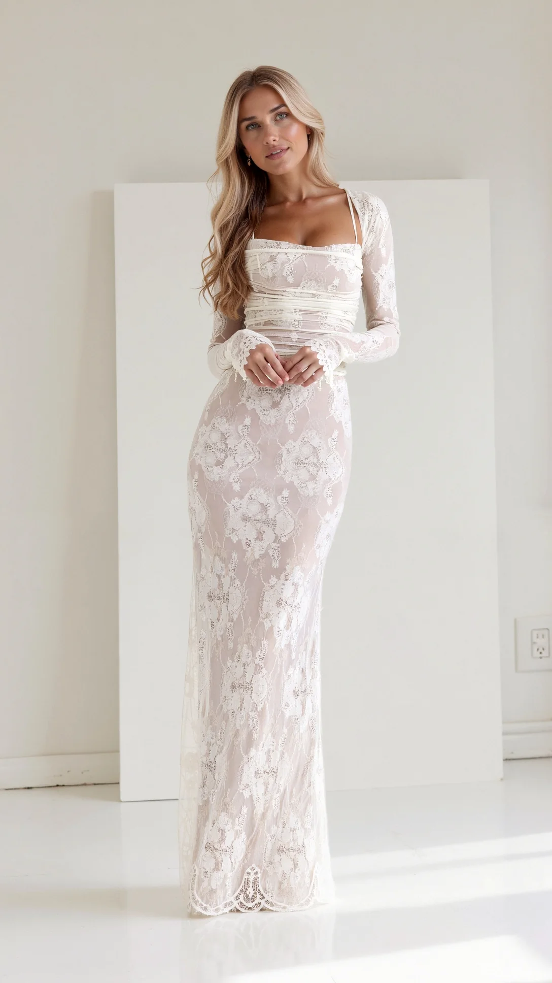 Nerissa Lace Maxi Dress - Nurns