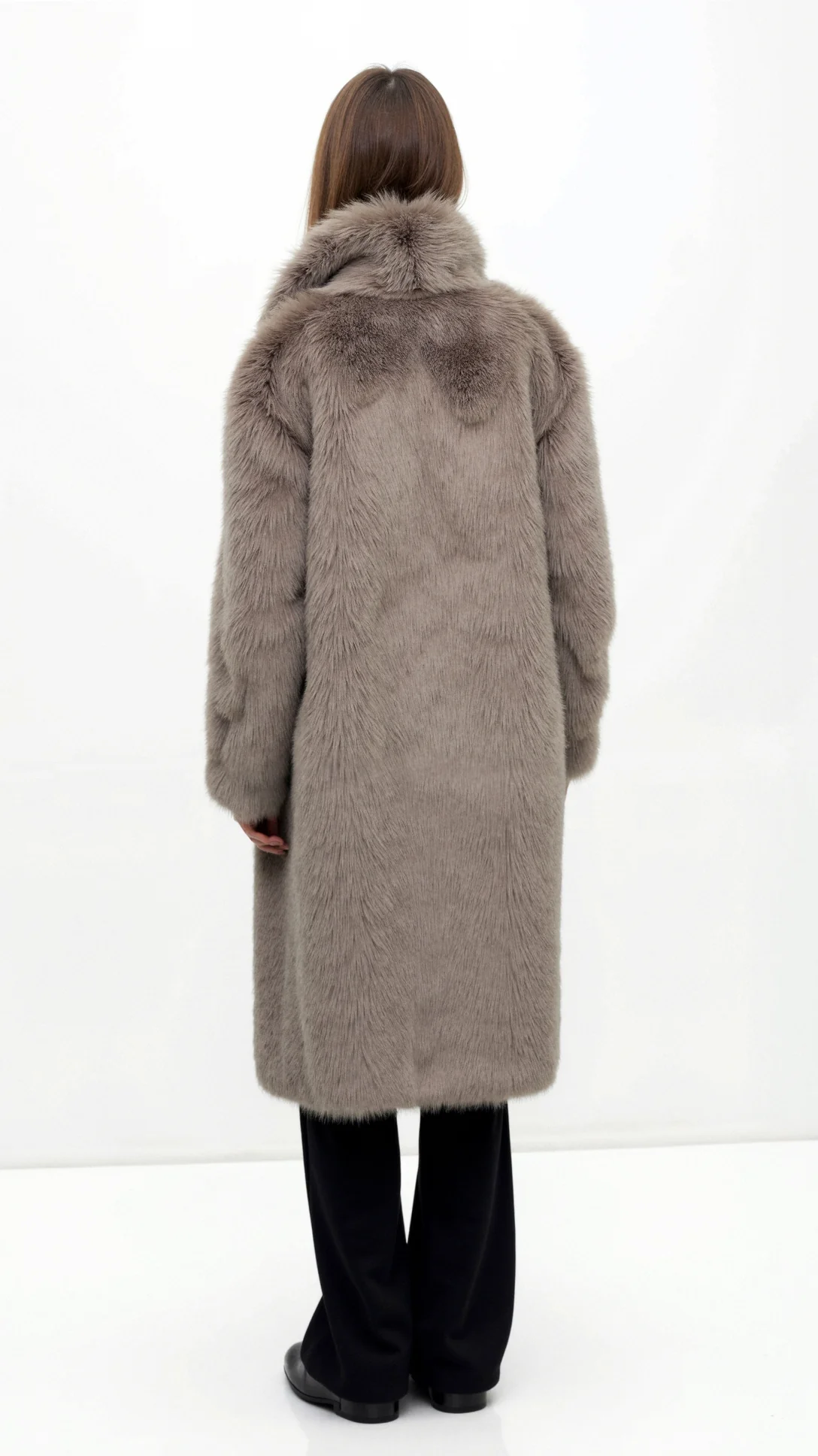 Narcissa Long Faux Fur Jacket - Nurns