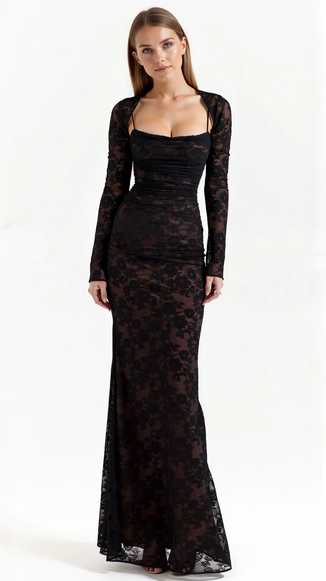 Nerissa Lace Maxi Dress - Nurns