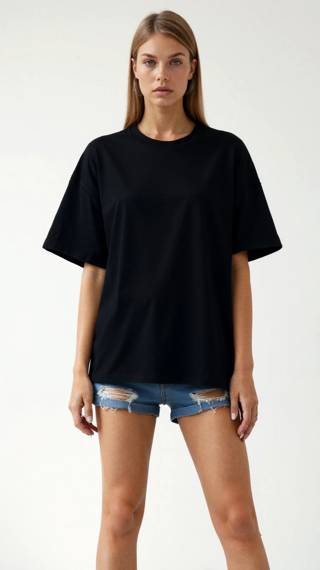 Oriana Basic Oversized T-Shirt - Nurns