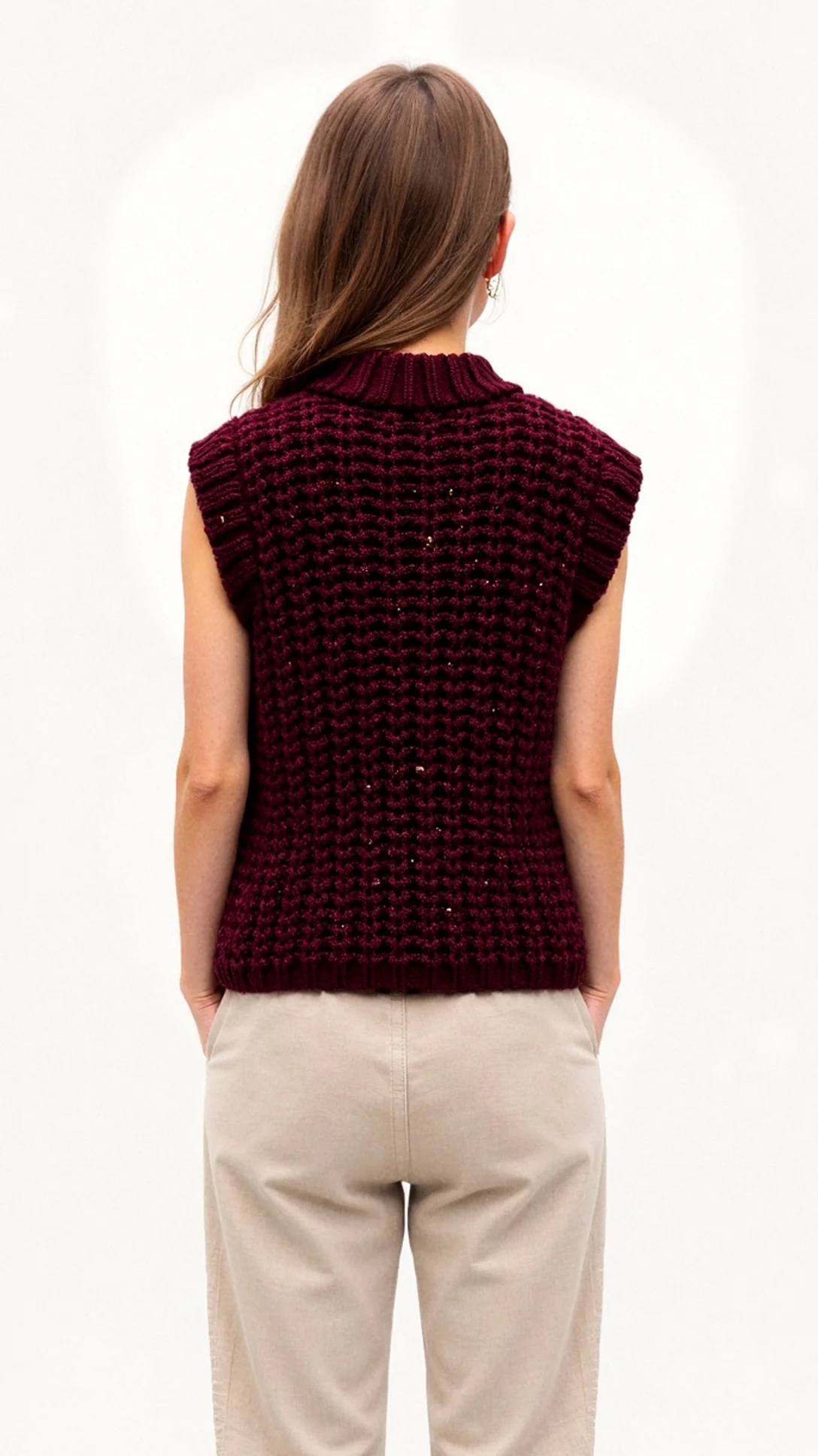 Philomena Knitted Waistcoat - Nurns