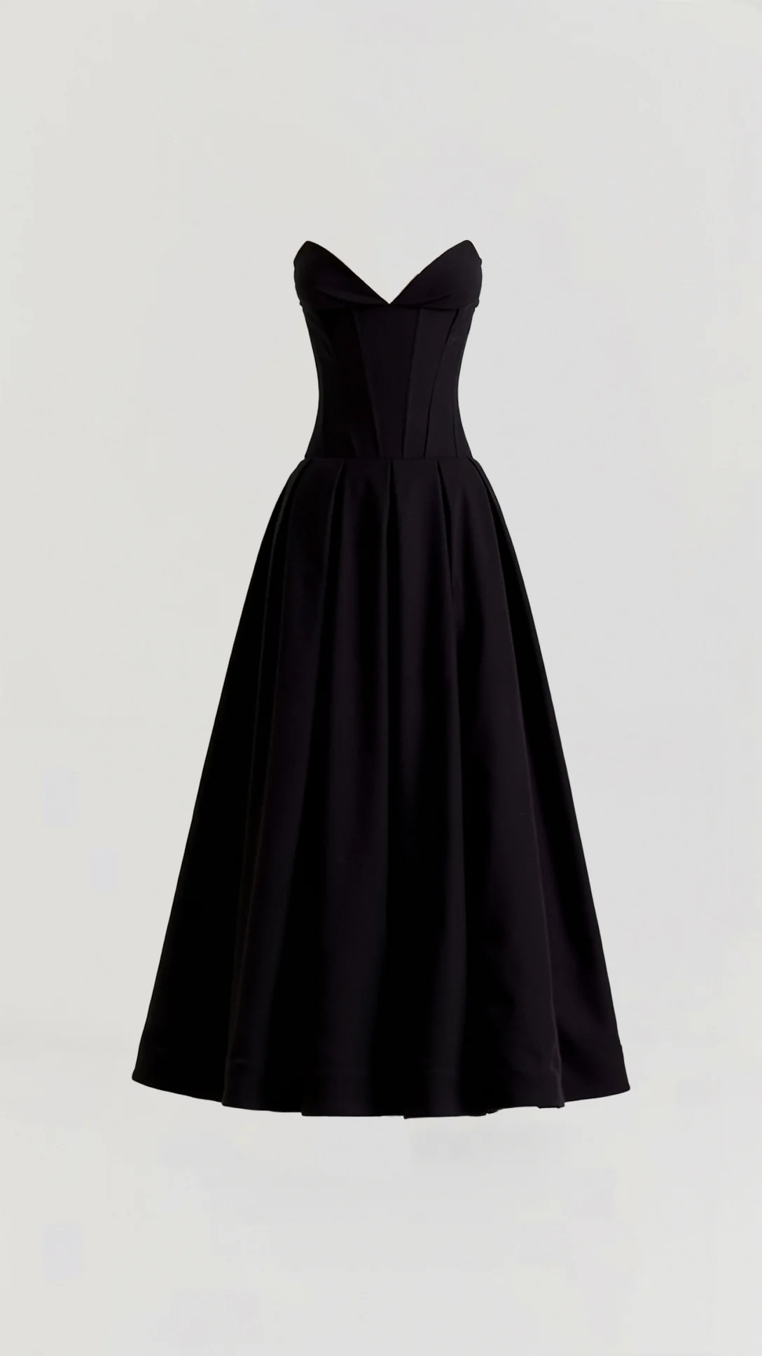 Celestia Strapless Midi Dress - Nurns