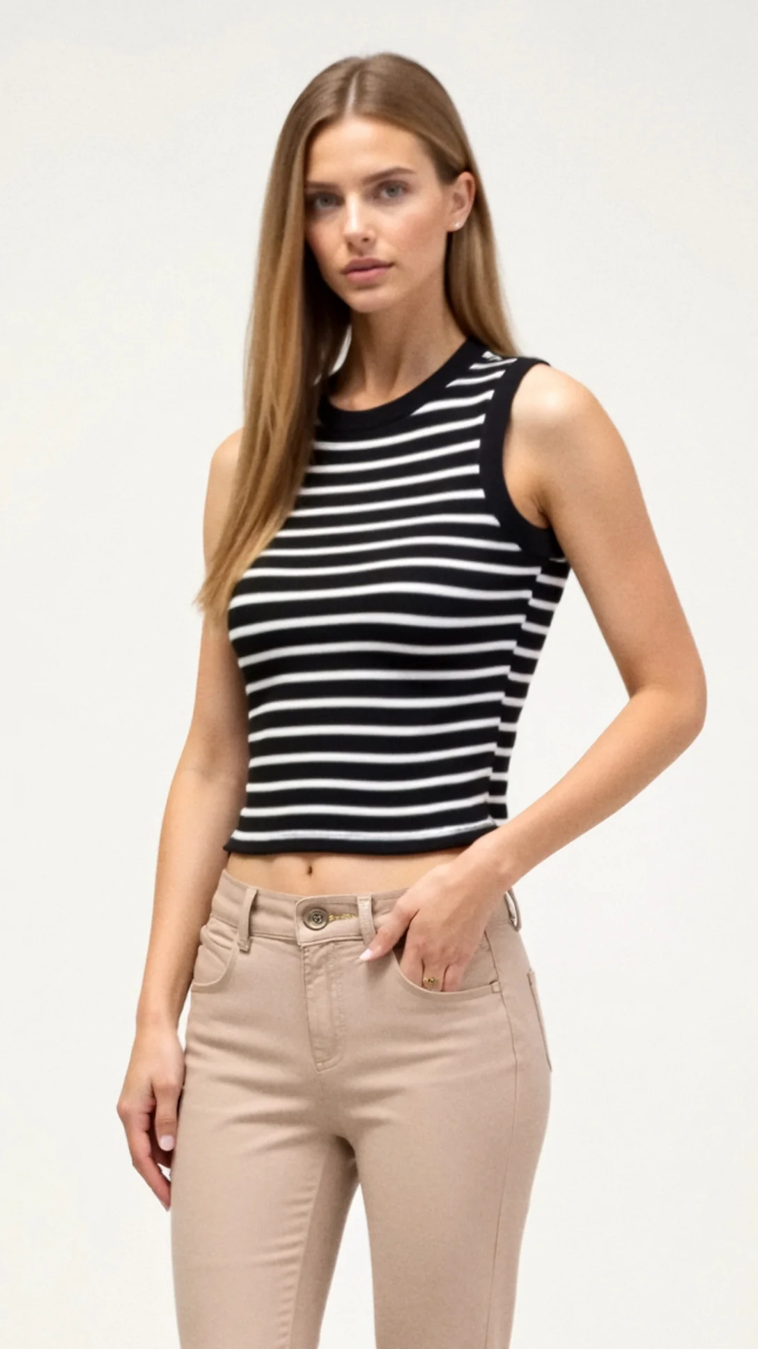 Heloise Striped Tank Top - Nurns