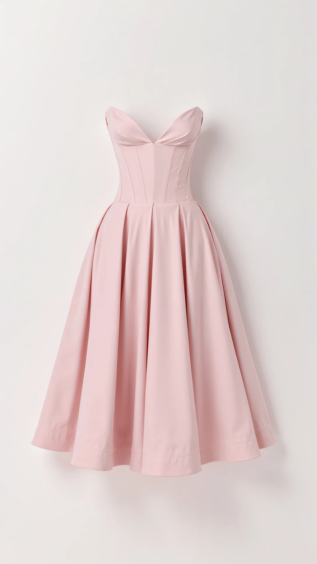 Celestia Strapless Midi Dress - Nurns