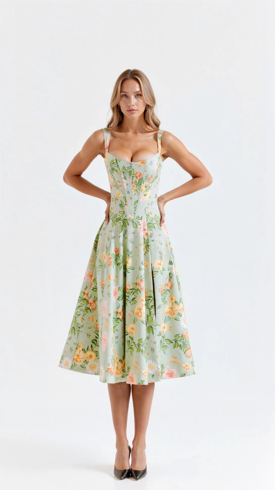 Dahlia Midi Dress - Nurns