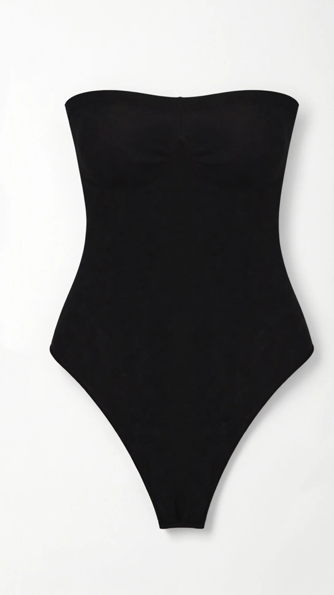 Seamless Strapless Thong Bodysuit - Nurns