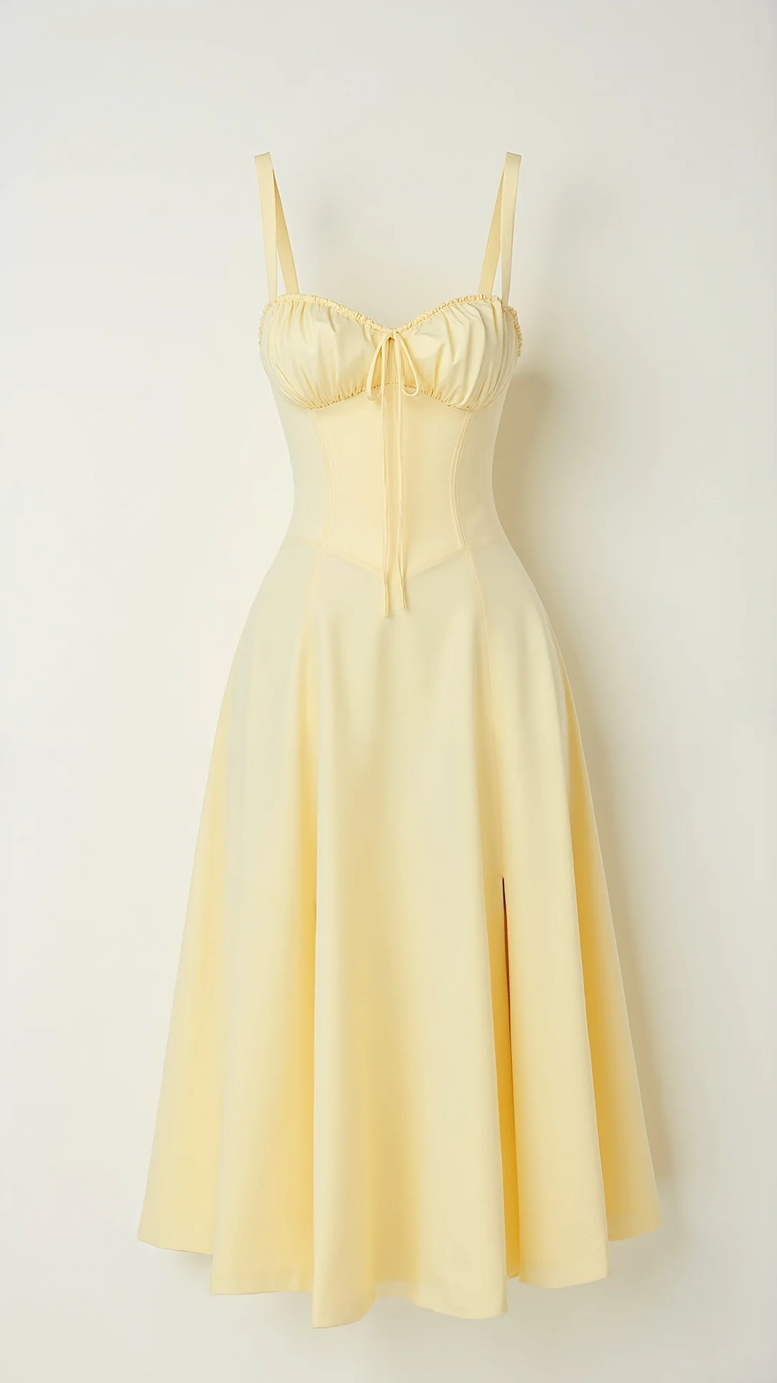 Jade Lace Up Midi Dress - Nurns