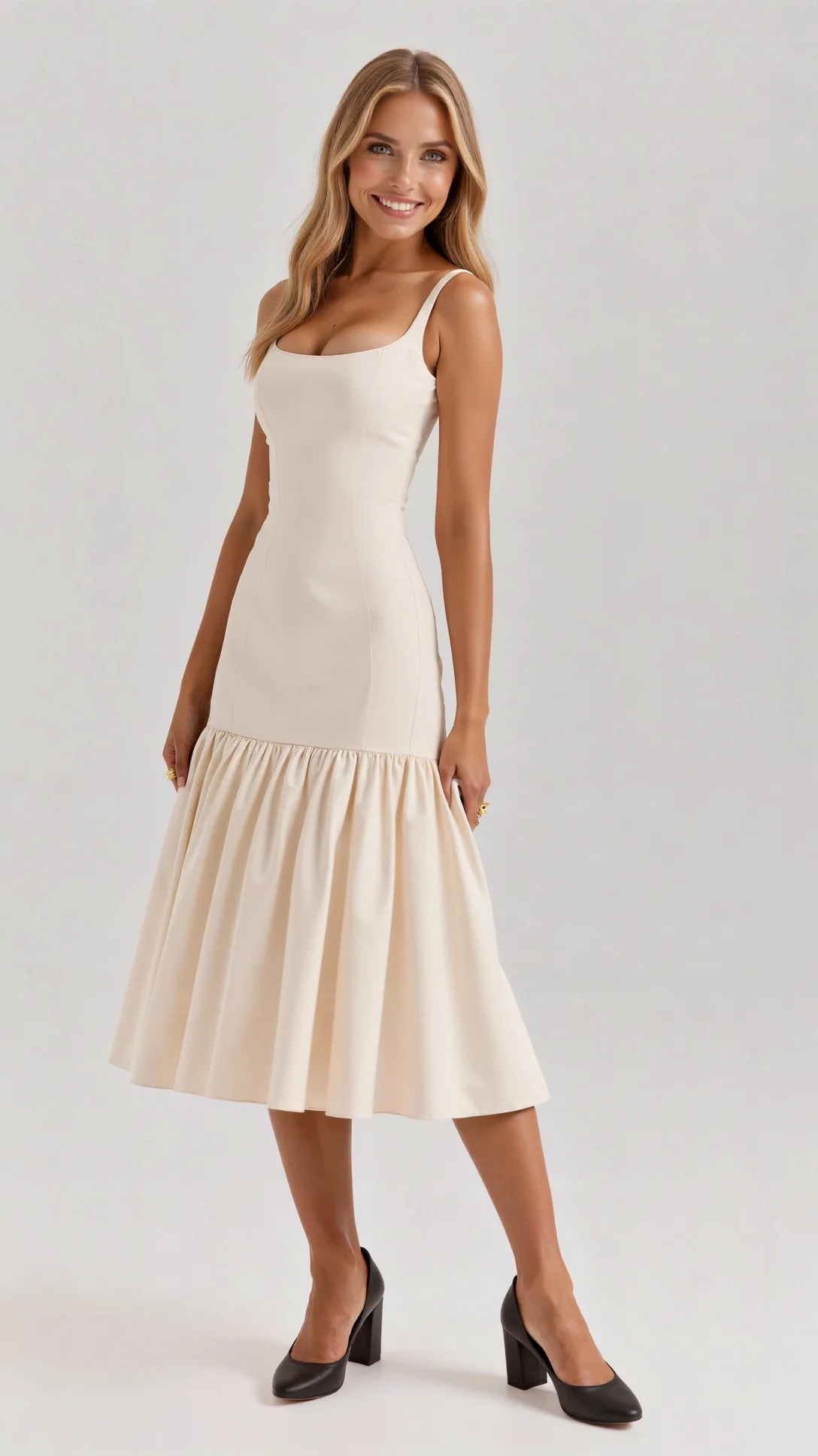 Evelisse Midi Dress - Nurns