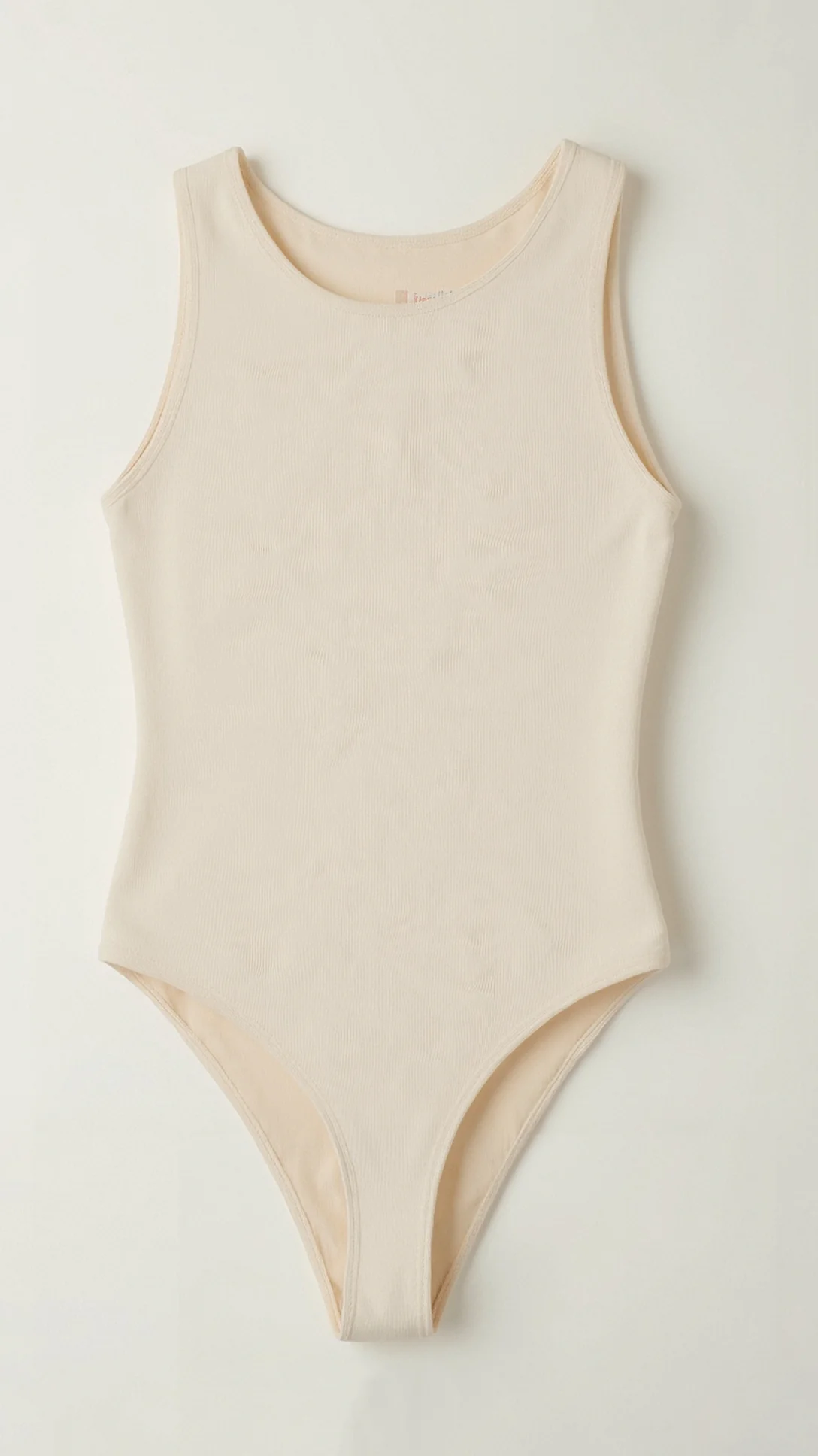 Round Neck Thong Bodysuit - Nurns