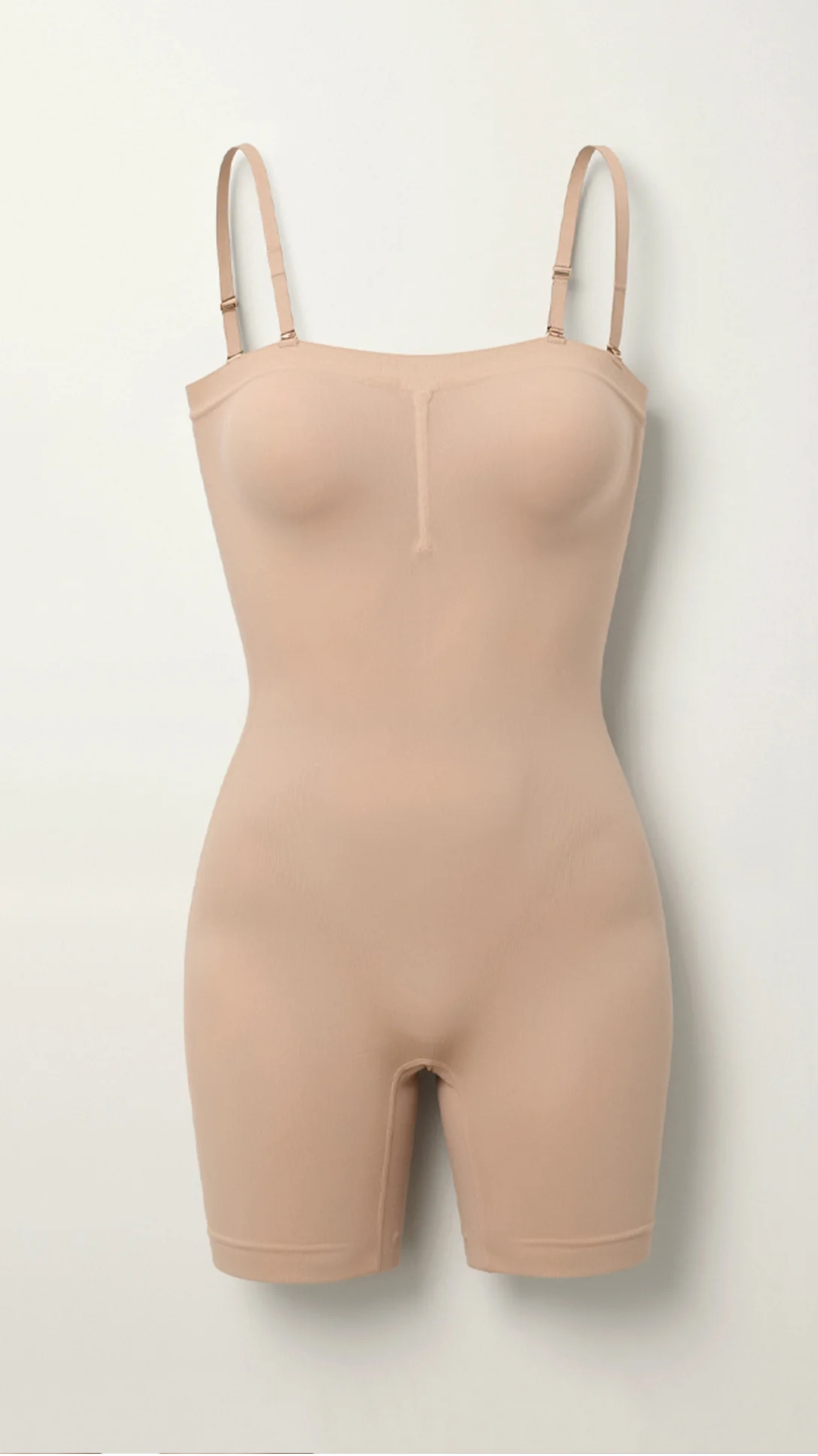 Seamless Strapless Shorts Bodysuit - Nurns