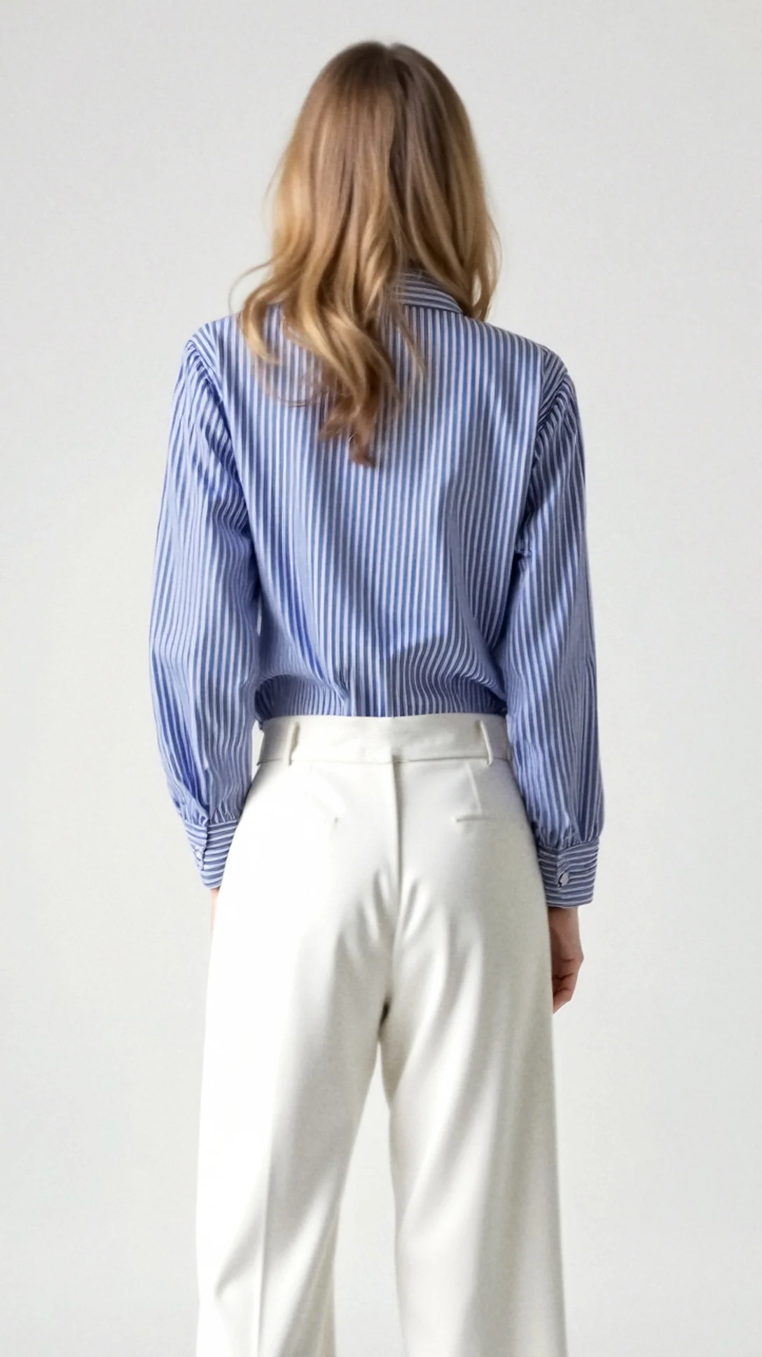 Juliana Striped Long Sleeve Blouse - Nurns
