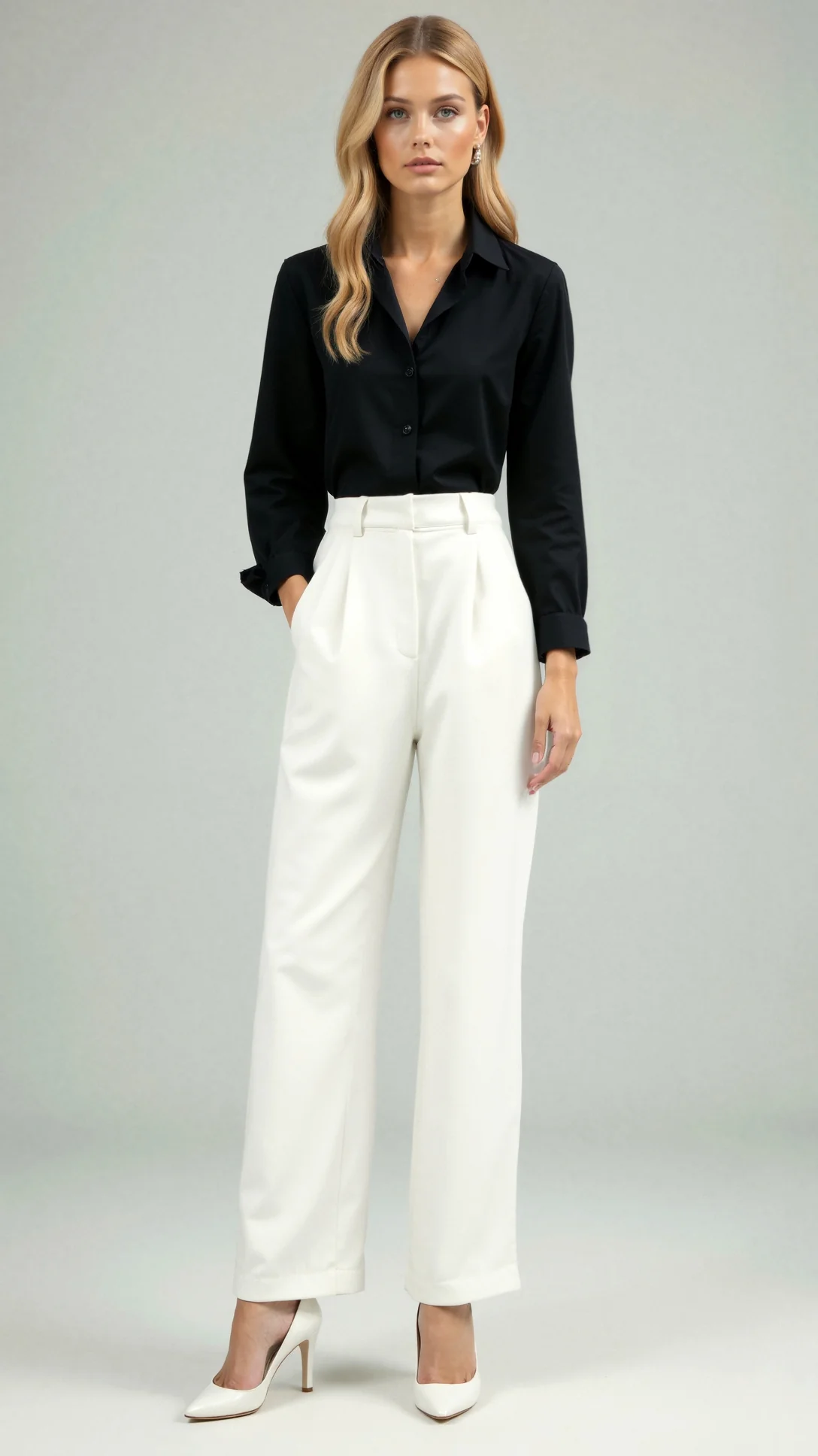 Claire High Waist Straight Leg Trousers - Nurns