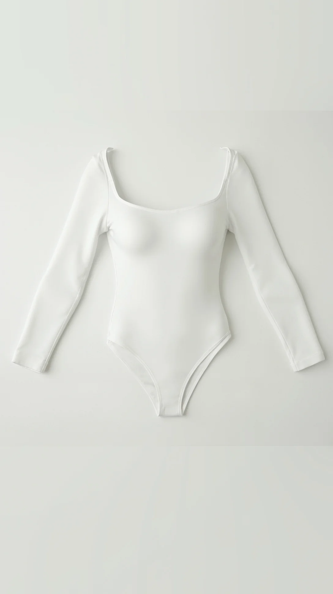 Seamless Long Sleeve Thong Bodysuit - Nurns