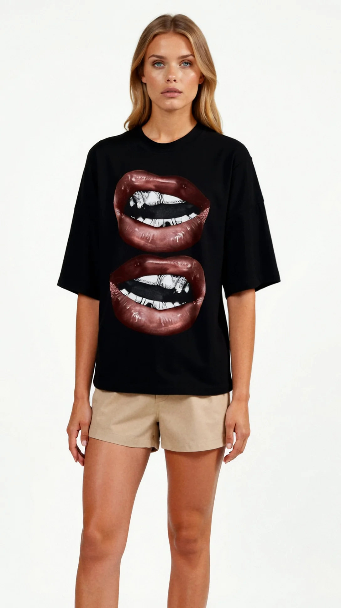 Natalia Oversized Graphic T-Shirt - Nurns