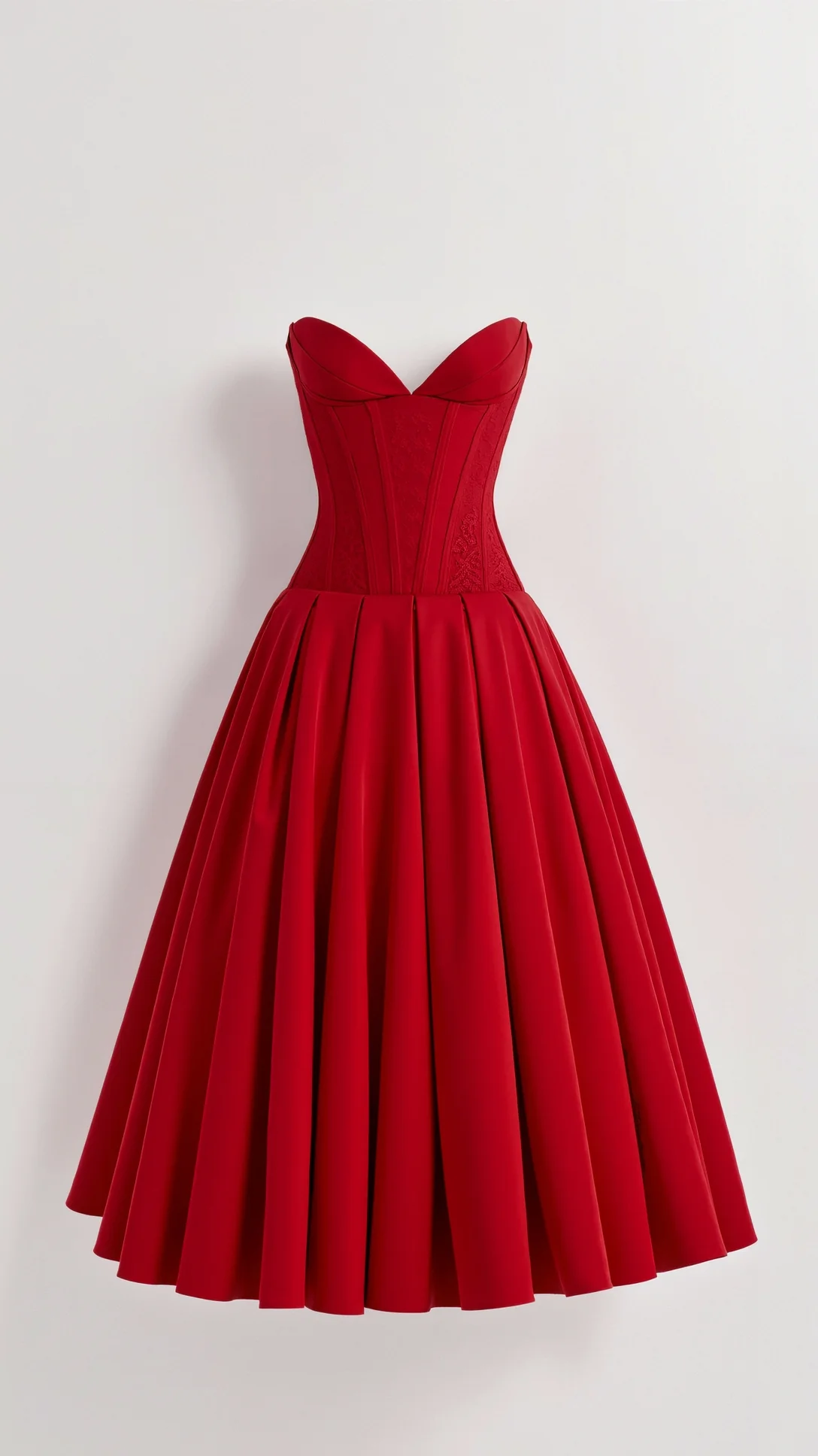 Celestia Strapless Midi Dress - Nurns