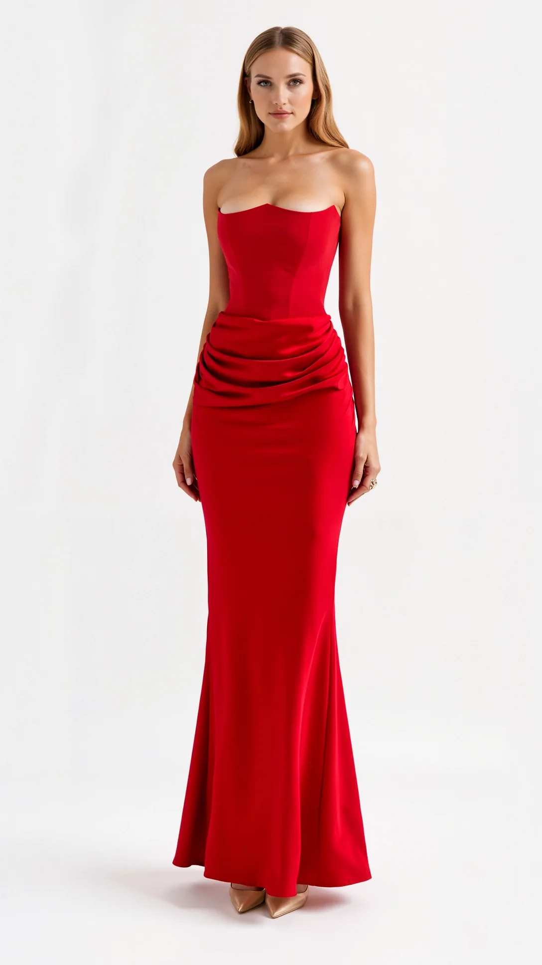 Luciana Strapless Maxi Dress - Nurns