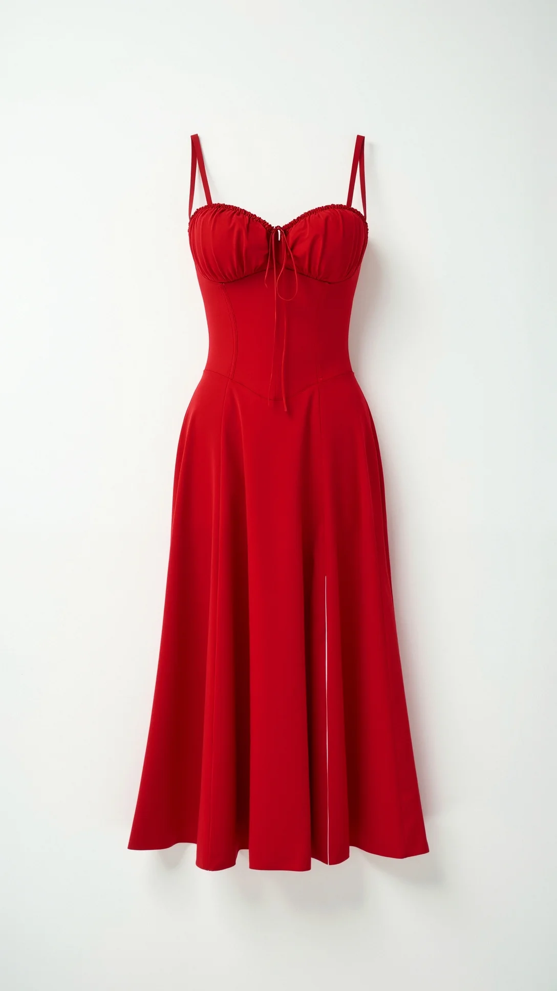 Jade Lace Up Midi Dress - Nurns