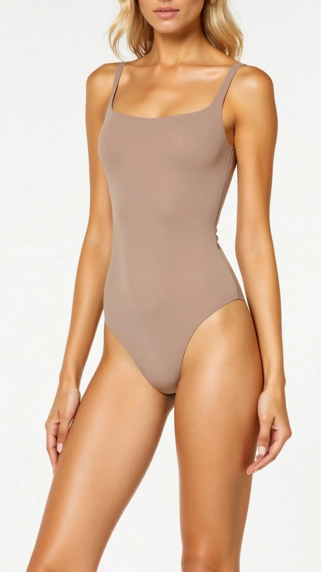 Core Sculpt Plunge Thong Bodysuit - Nurns