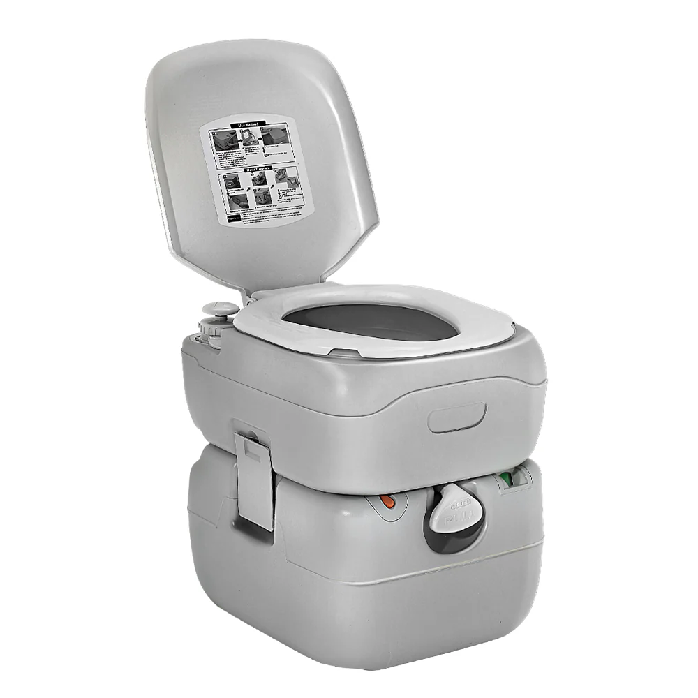 22L Portable Camping Toilet Outdoor Flush Potty Boating - Nurns