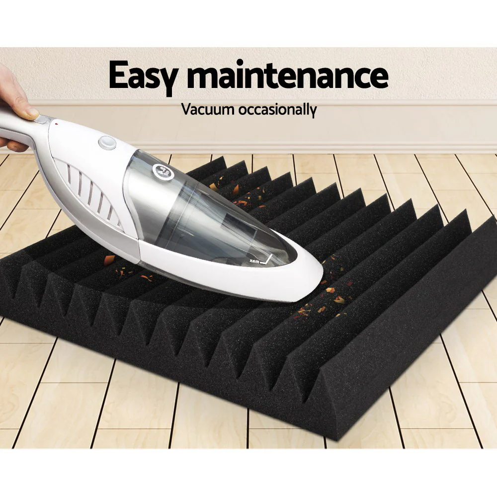 40pcs Acoustic Foam Panels Tiles Studio Sound Absorption Wedge 30x30CM - Nurns