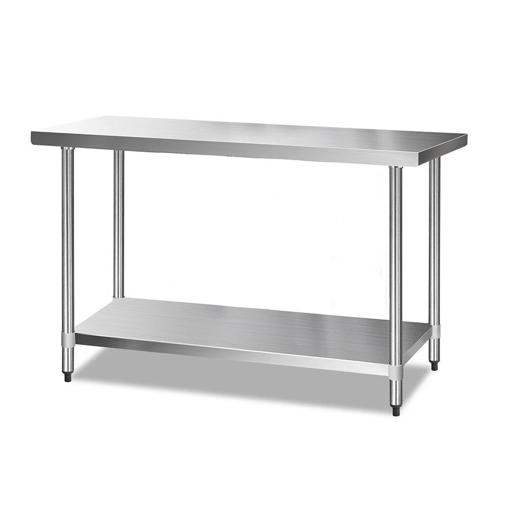 1524mmx610mm Commercial Stainless Steel Kitchen Bench - Nurns