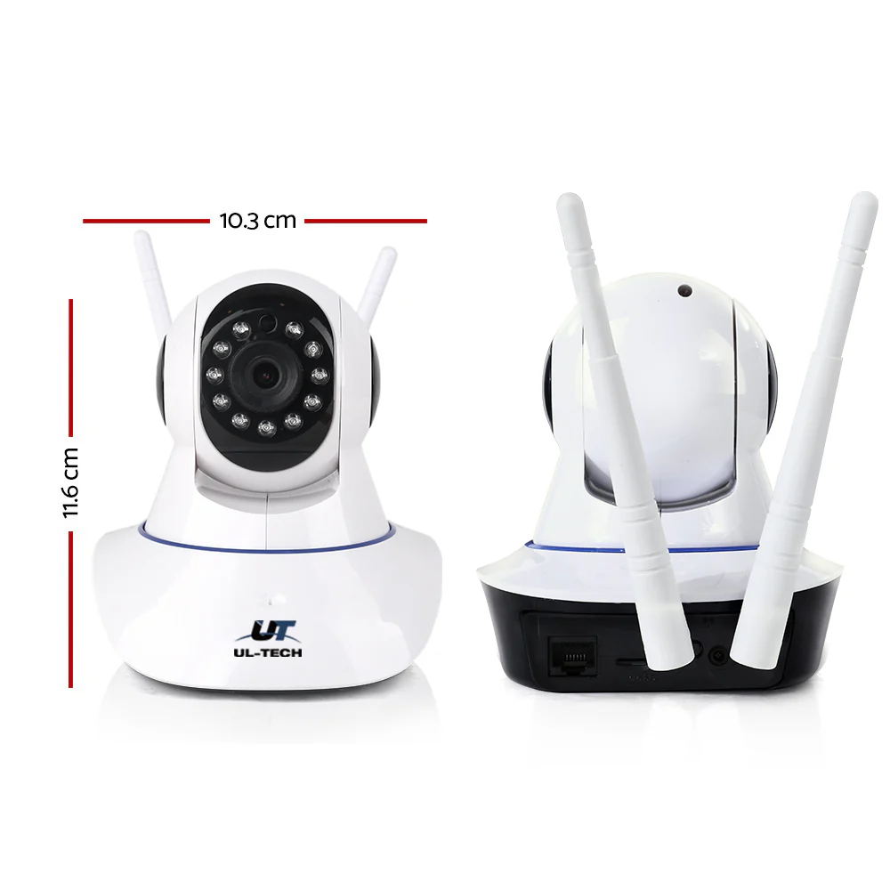 1080P Wireless IP Camera Security WIFI Cam White - Nurns