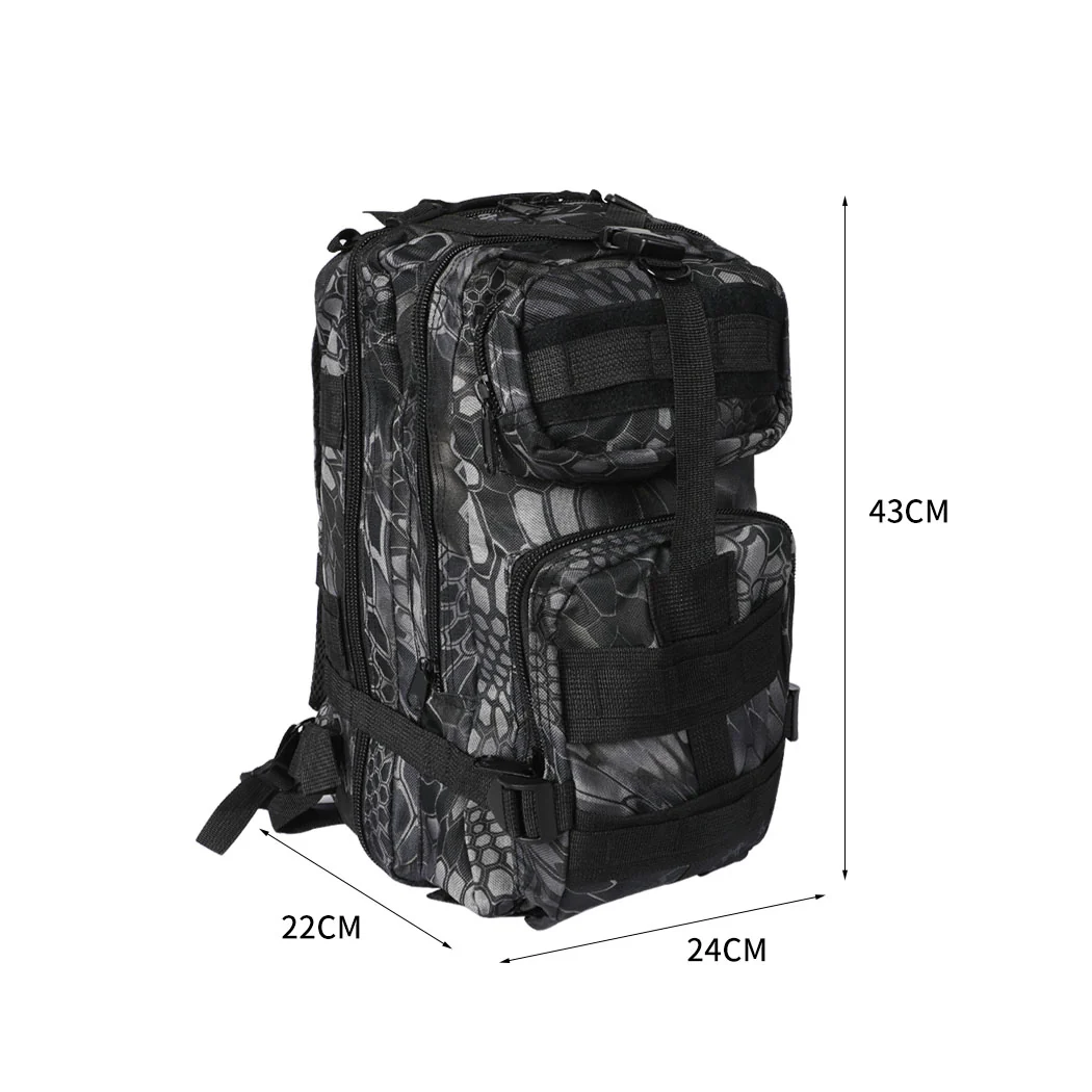 30L Military Tactical Backpack Rucksack Hiking Camping Outdoor Trekking Army Bag - Nurns