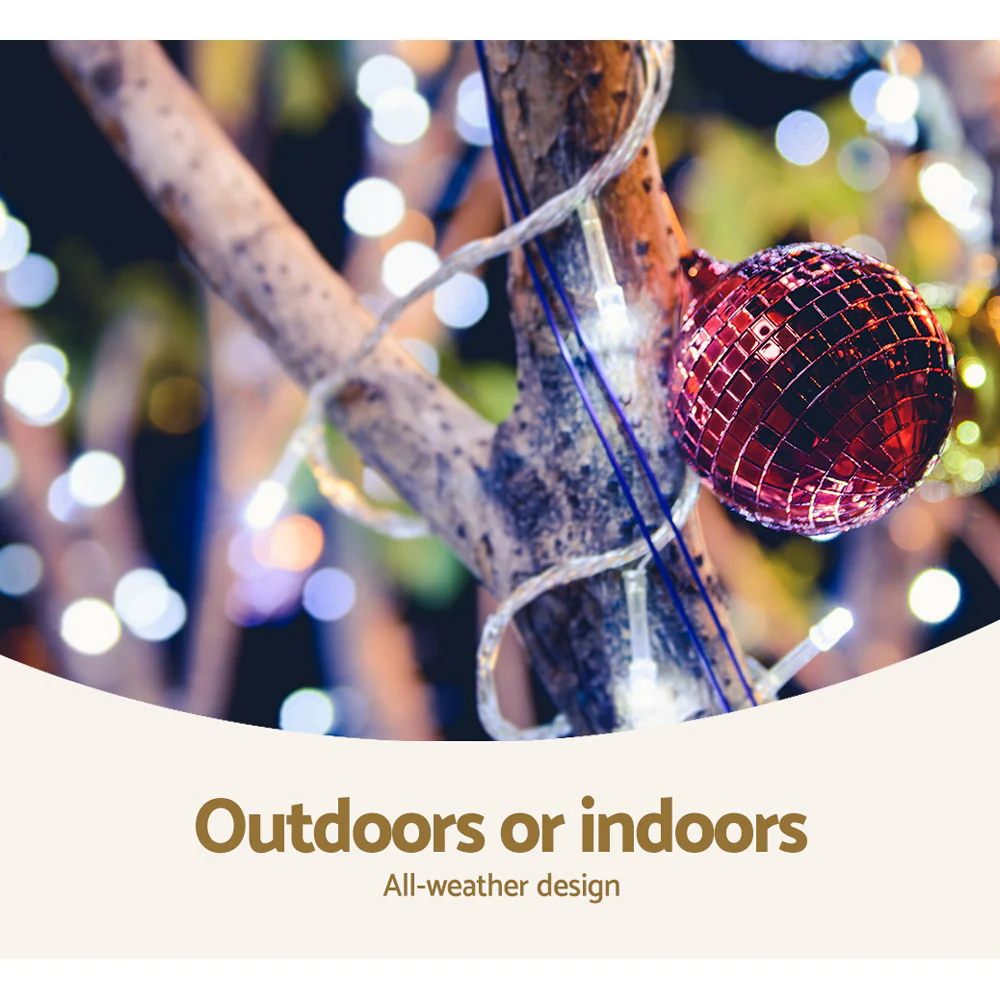 100M Christmas Lights String Light 500 LED - Cool White - Nurns