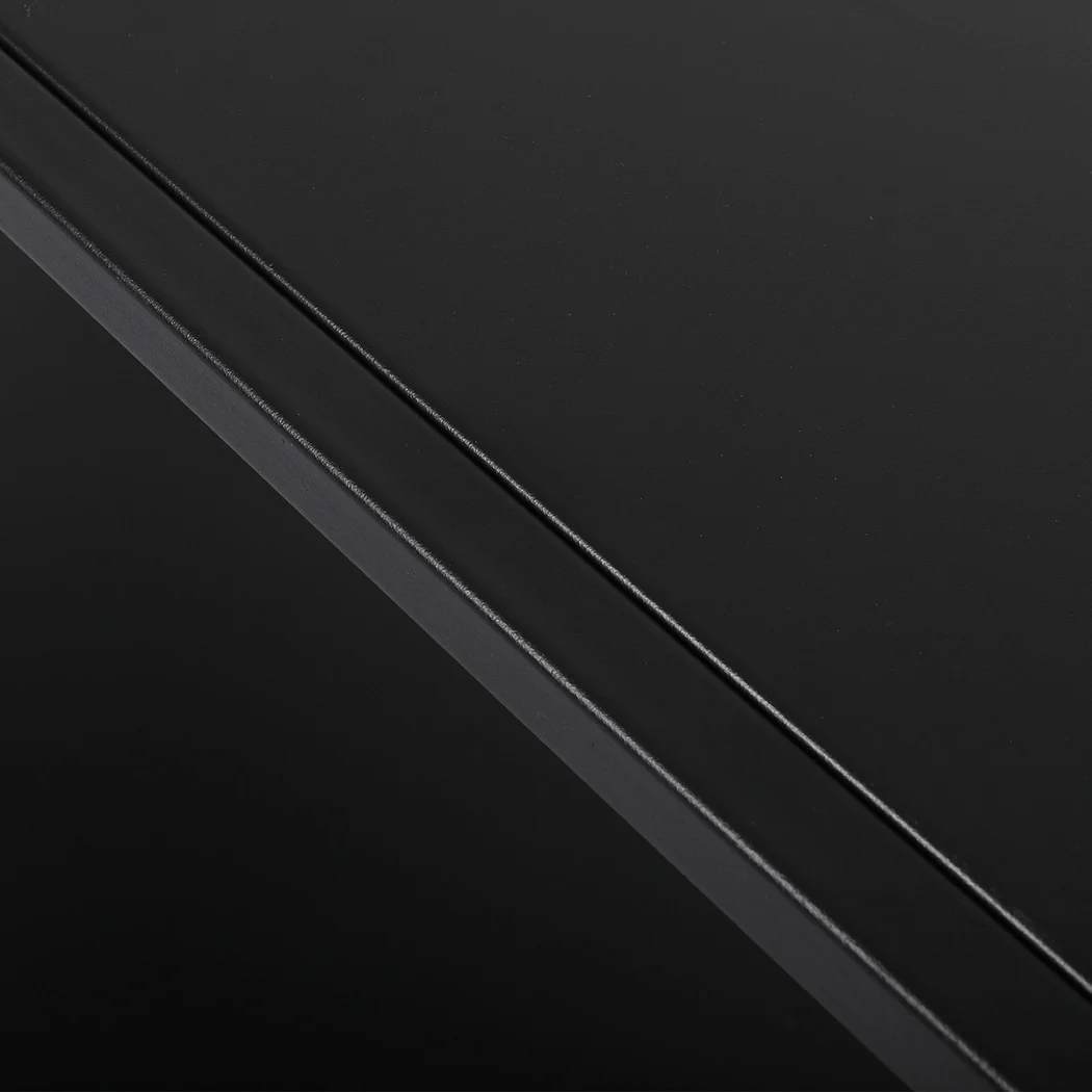 2-Tier Console Table Office Furniture - Black - Nurns