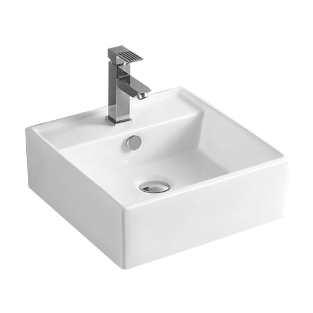 51cm x 43cm Ceramic Basin Bathroom Wash Counter Top Hand Wash Bowl Sink Vanity Above Basins - Nurns