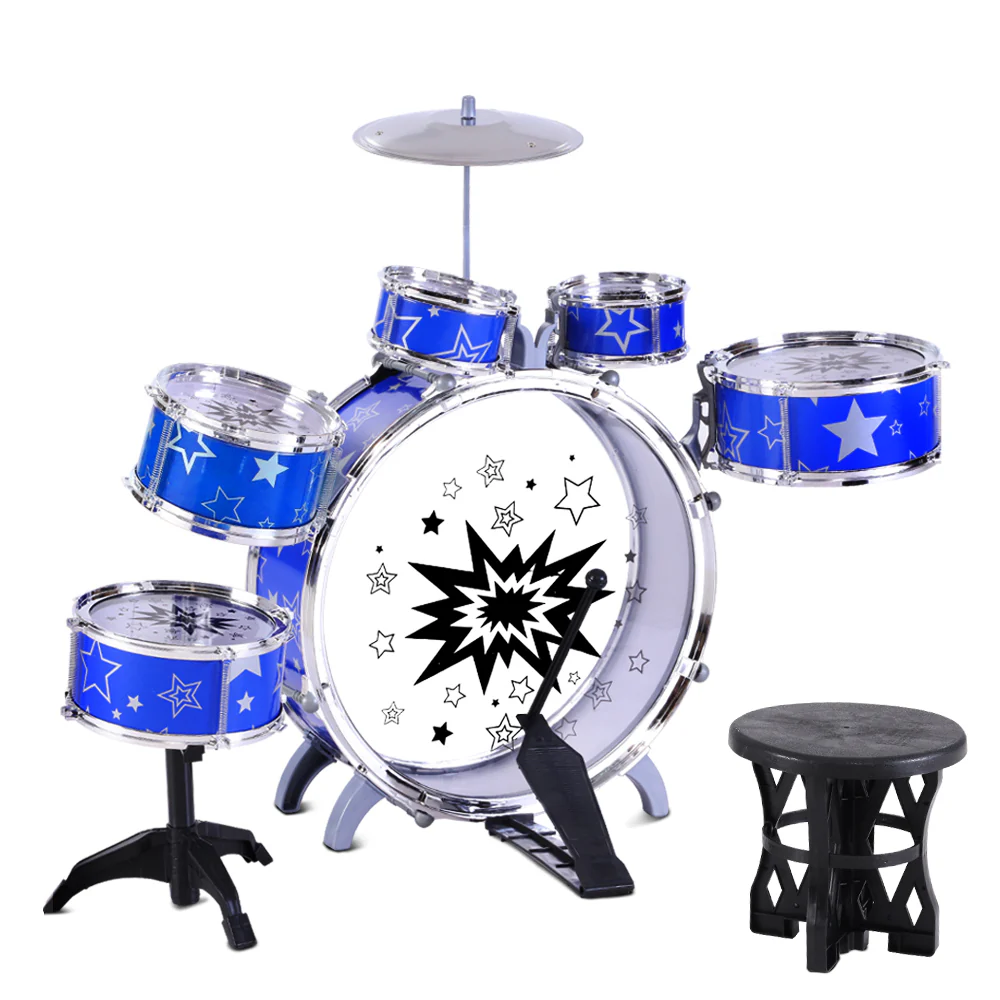 11-piece Kids Drum Set - Nurns