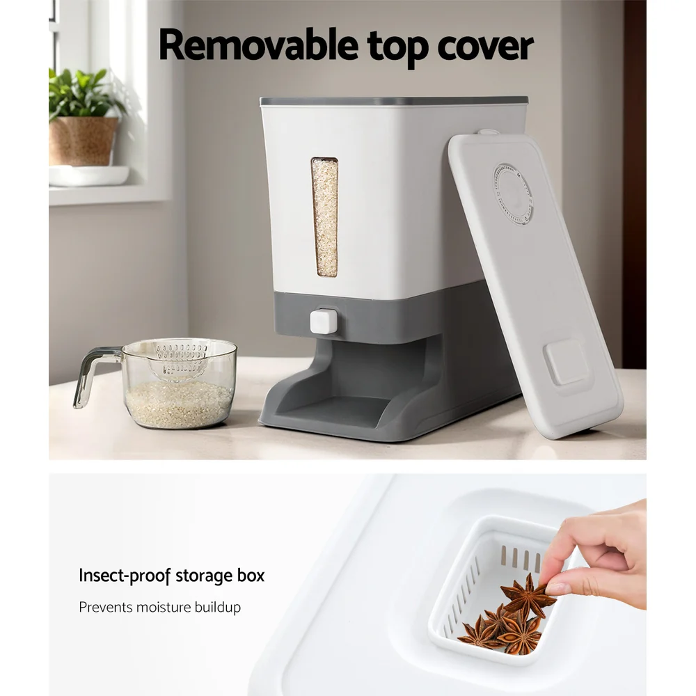 5-Star Chef Cereal Dispenser Rice Container 12KG - Nurns