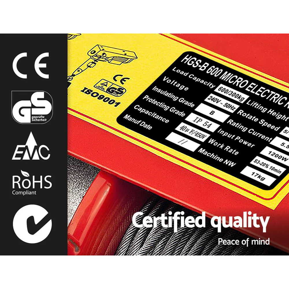 1200w Electric Hoist winch - Nurns