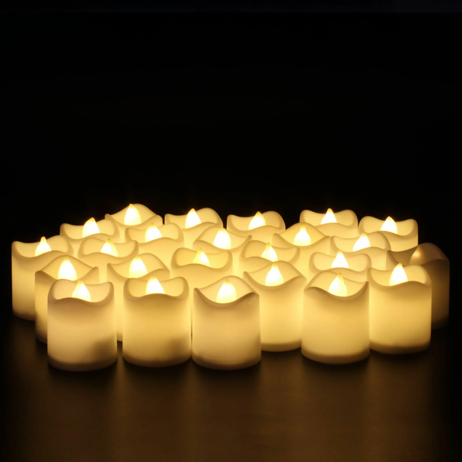 48-Pieces Flameless LED Tea Light Tealight Candle Wedding Decoration - Nurns