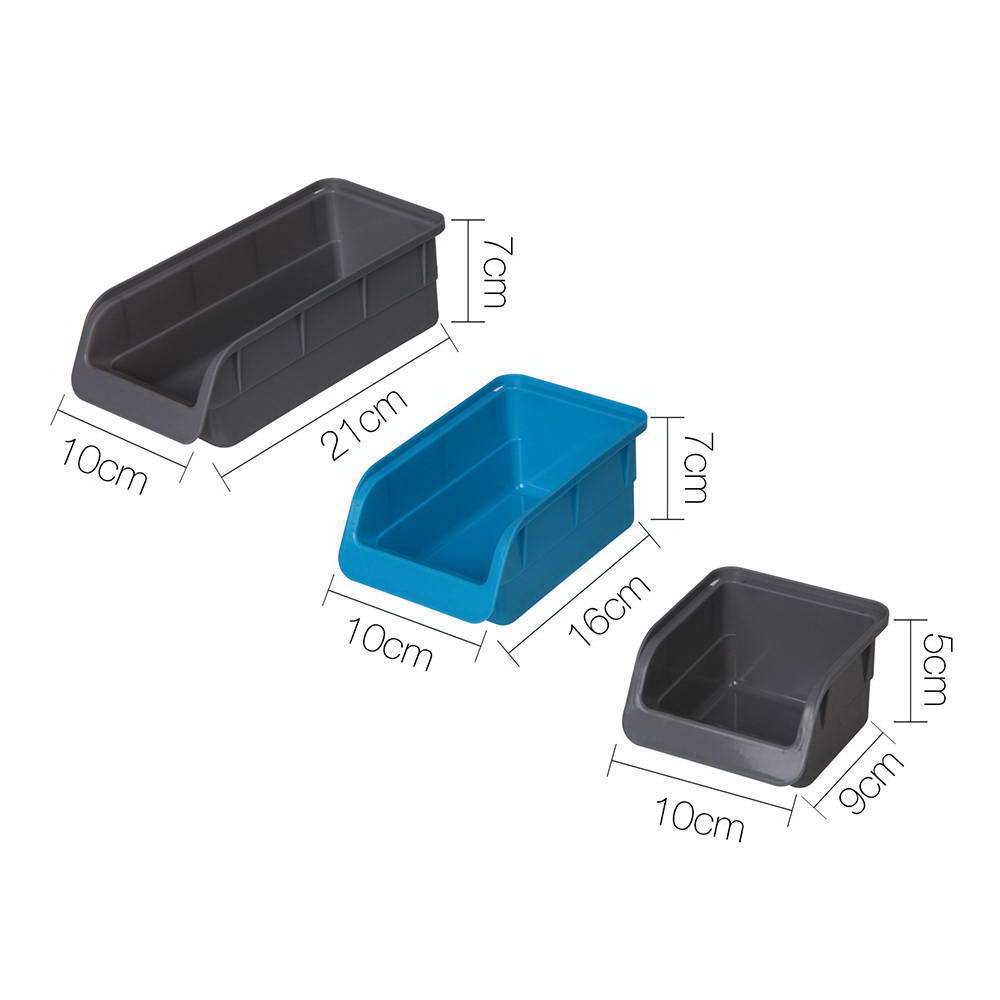 44 Bin Wall Mounted Rack Storage Organiser - Nurns