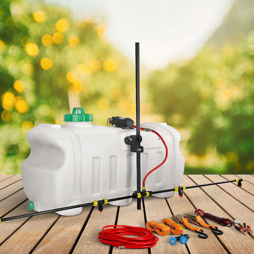 100L ATV Weed Sprayer Spot Spray 1.5 M Boom Chemical Garden Farm Pump - Nurns