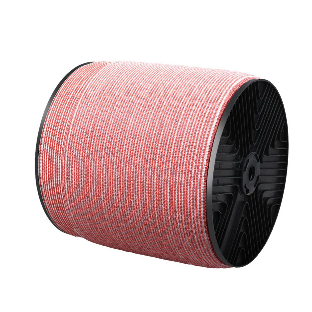 2000M Electric Fence Wire Tape Poly Stainless Steel Temporary Fencing Kit - Nurns