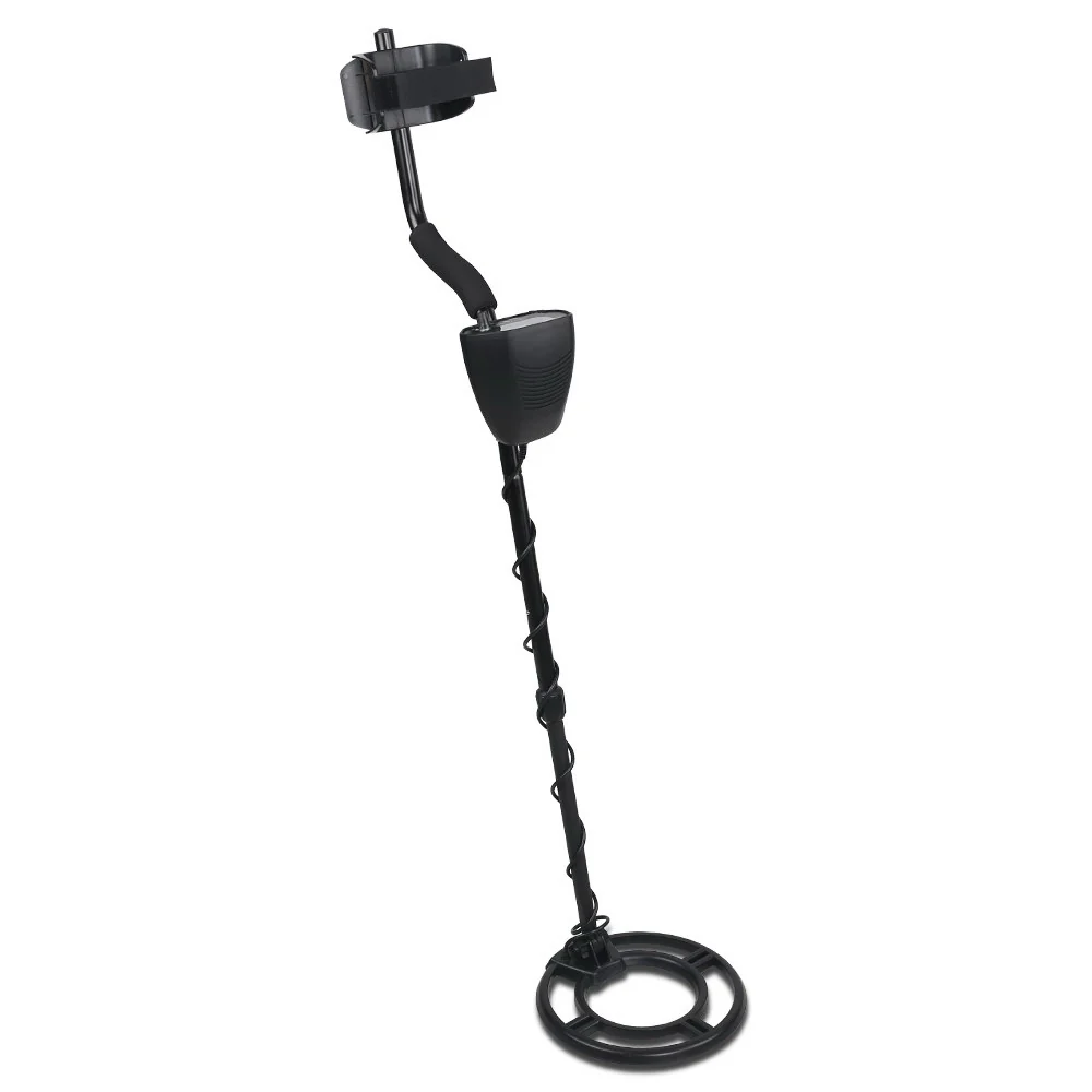 250cm LCD Screen Metal Detector with Headphones - Black - Nurns