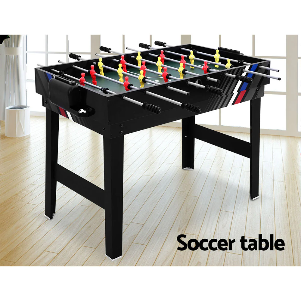4ft 4-In-1 Soccer Table Tennis Ice Hockey Pool Game Football Foosball Kids Adult - Nurns