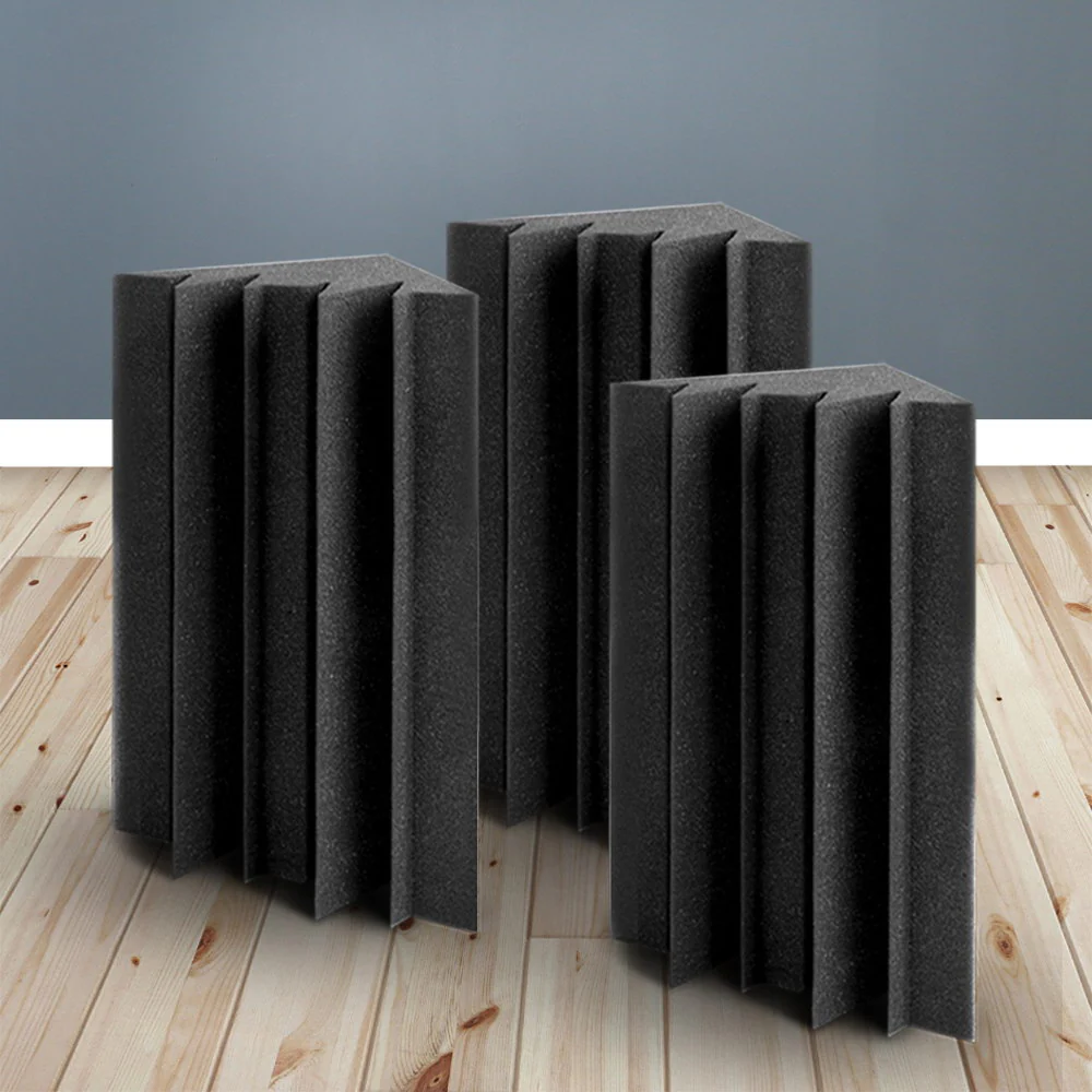 20pcs Studio Acoustic Foam Corner Bass Trap Sound Absorption Treatment - Nurns