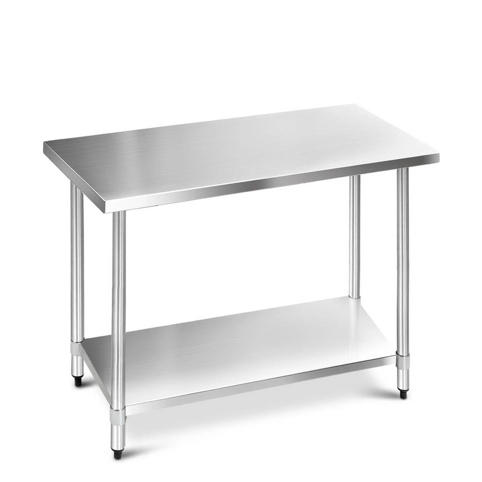 1219x610mm Commercial Stainless Steel Kitchen Bench - Nurns