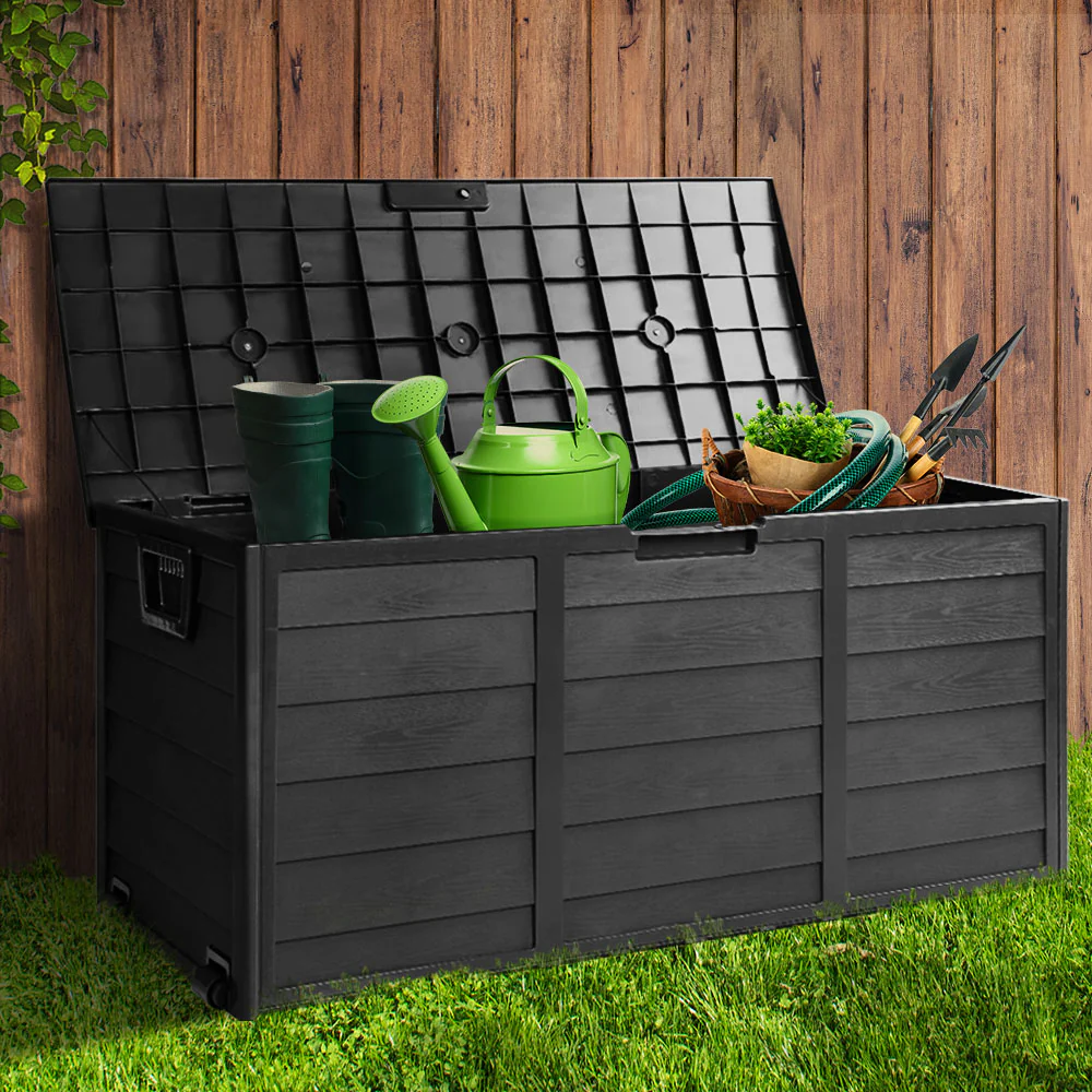 290L Outdoor Storage Box - All Black - Nurns