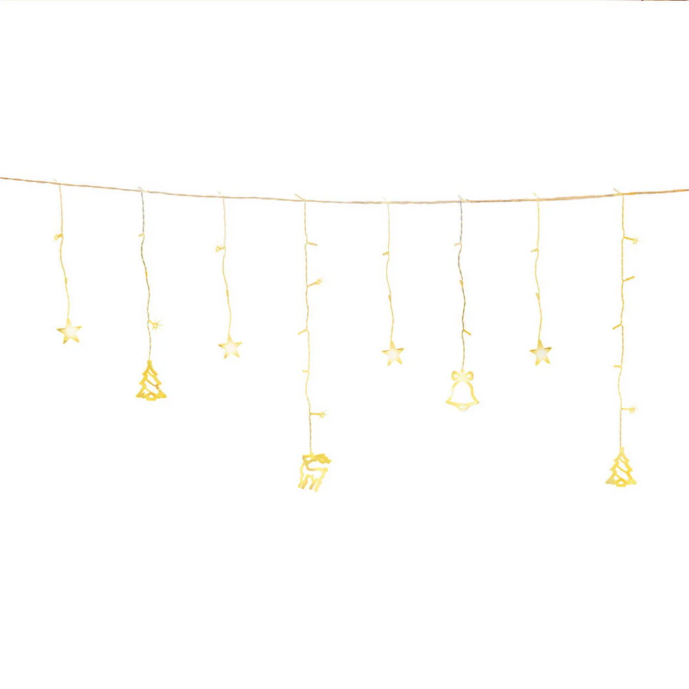 3M Christmas Icicle Lights String Lights 138 LED - Warm White - Nurns