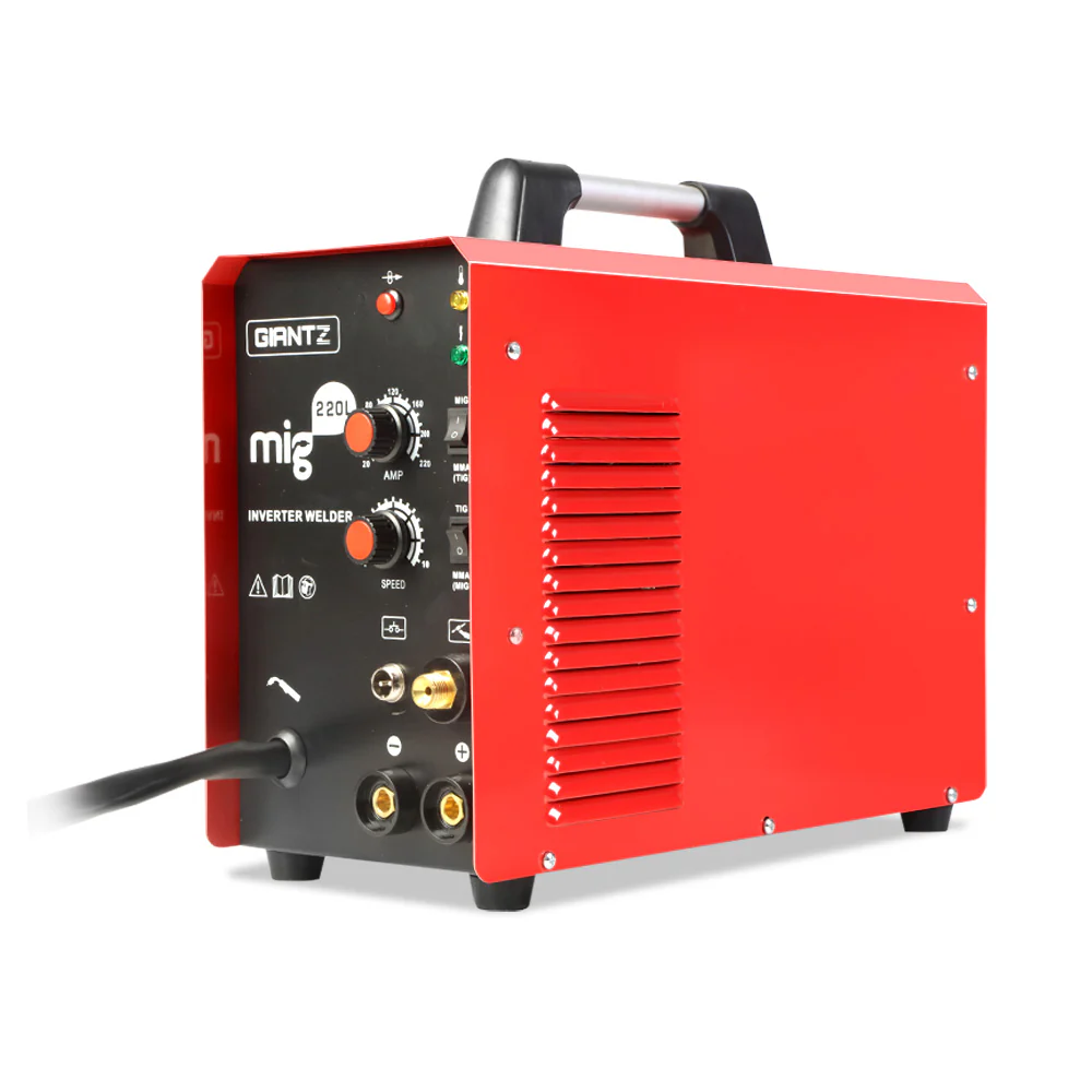 220 Amp Inverter Welder MMA MIG DC Gas Gasless Welding Machine Portable - Nurns