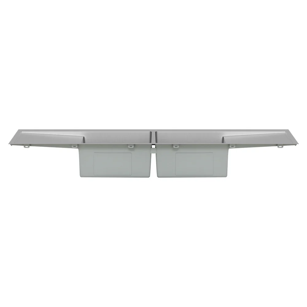 155x50cm Kitchen Sink Basin Stainless Steel Under/Top/Flush Mount Bowl - Nurns