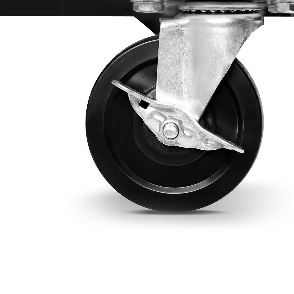 5 Drawer Mechanic Tool Box Cabinet Storage Trolley - Black - Nurns